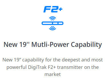 4.5 KHz – 45 KHz DigiTrak Falcon F2 + Receiver 160 Ft Depth Range